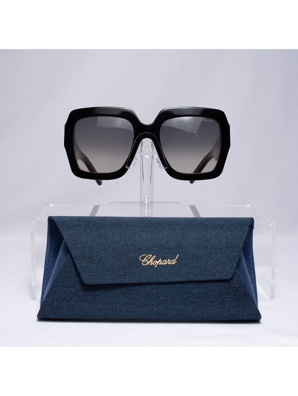 Chopard Black Oversized Frames Black